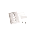 Commscope Faceplate Kit, Number of Gangs: 1 White M13L-262